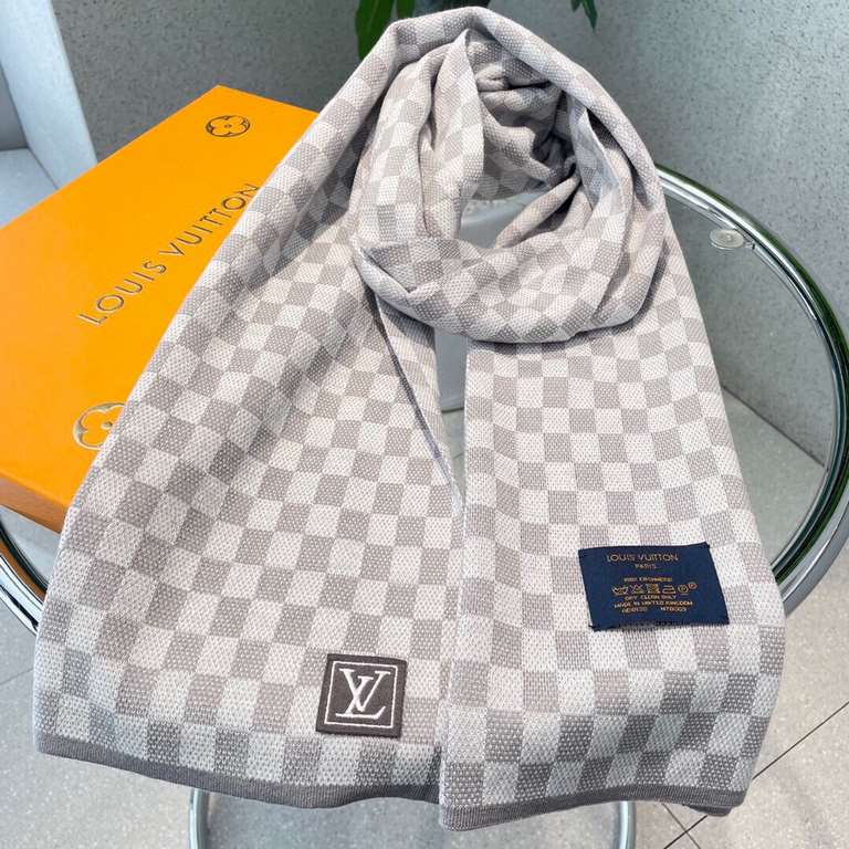 2023 counter newest models   LV hot to come    top color knitting process   this process is only a big brand of pure OEM factory only have the process  100% top knitting plus cashmere   scarf   high cutting-edge products