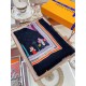 Price   new on   counter synchronization   LV new [Sunflower   long scarf] to attention gesture about the Louis Vuitton bloodline travel spirit and pattern fusion Monogram elements gathered in the center, is the love of 