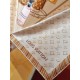 SLV2316 Original Lv [FALL FOR YOU] 90cm version, the square scarf celebrates 168 years of Louis Vuitton heritage with a Monogram pattern depicting Louis Vuitton's iconic and on-trend designs on top of the V logo.The LV V