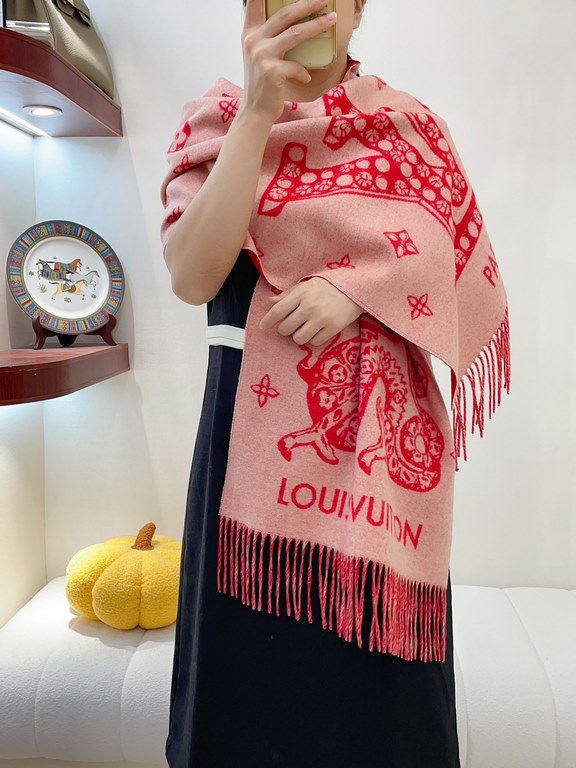 Price   recious Dragon Reykjavik Scarf celebrates the Lunar New Year with the image of a majestic dragon. The softness of 100% cashmere, the letters of the alphabet and the jewel-like Monogram add to the brand's charm, a