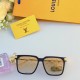 LV2024 new Korean version of the square large frame simple sunglasses fashion trend personality net red men and women with the same paragraph sunglasses tide