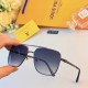 LV new men's sunglasses Europe and the United States explosion metal double beam fashion large frame sunglasses driving driving sunglasses female