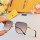 LV new men's sunglasses Europe and the United States explosion metal double beam fashion large frame sunglasses driving driving sunglasses female