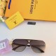 LV new large frame sunglasses for men and women fashion trend casual sunglasses travel driving sunglasses