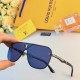 LV new large frame sunglasses for men and women fashion trend casual sunglasses travel driving sunglasses