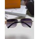 LV Louis Vuitton Sunglasses can be matched with near with myopia metal sunglasses men's fashion retro sunshade square frame glasses double beam sunglasses female models