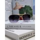 LV Louis Vuitton Sunglasses can be matched with near with myopia metal sunglasses men's fashion retro sunshade square frame glasses double beam sunglasses female models