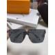 Lv Louis Vuitton New full print letters one piece sunglasses women sunscreen 2024 new sunglasses for men and women UV protection premium ins