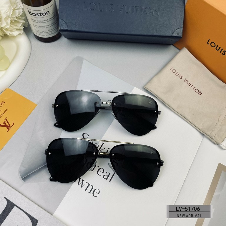 . [Louis Vuitton France-LV]. . [Polaroid Resin Polarized Lenses]  .  . [Metal frames are lightweight and comfortable to wear]  . [size 60-13-148,] .  . [  new men's   sunglasses to reduce the burden of glare, blocking ha