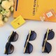 LV personalized explosion models hundred matching street shooting sunglasses men and women fashion aviator large frame trend retro style simple sunglasses