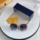 New New Louis Vuitton LV Women's Eyeglasses Sunglasses Metal Frame Hexagonal Pearl Round Sunglasses Sunglasses Z2016U