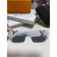 LV Louis Vuitton new sunglasses retro personality avant-garde sunglasses model model high quality plate high quality box