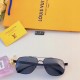 LV new fashion polarized sunglasses retro metal anti-ultraviolet sunglasses tide decorative sunglasses