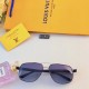 LV new fashion polarized sunglasses retro metal anti-ultraviolet sunglasses tide decorative sunglasses