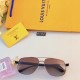 LV new fashion polarized sunglasses retro metal anti-ultraviolet sunglasses tide decorative sunglasses