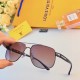 LV new fashion polarized sunglasses retro metal anti-ultraviolet sunglasses tide decorative sunglasses