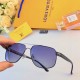 LV new fashion polarized sunglasses retro metal anti-ultraviolet sunglasses tide decorative sunglasses