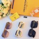 Lv fashion tide models square box sunglasses female advanced sense ins net red big face thin ultraviolet sun glasses