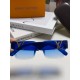 LV Louis Vuitton new sunglasses retro personality avant-garde sunglasses model model high quality plate high quality box