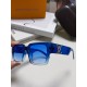 LV Louis Vuitton new sunglasses retro personality avant-garde sunglasses model model high quality plate high quality box