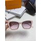 Lv Louis Vuitton 2024 new sunglasses classic family old flower with female senior sense show face small UV protection sunglasses retro simple large frame thin small red book the same models