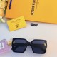 LV new sunglasses fashion large frame sunglasses women's trend temples UV protection net red street shooting glasses