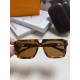 Lv Louis Vuitton star with the same sunglasses men and women Liu Zhuhong sunglasses tide driving mirror UV protection concave modeling Men and women universal