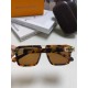 Lv Louis Vuitton star with the same sunglasses men and women Liu Zhuhong sunglasses tide driving mirror UV protection concave modeling Men and women universal