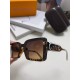 LV Louis Vuitton 2024 new sunglasses women's glasses Ms. driving with polarized sunglasses square box thin personality retro