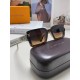 LV Louis Vuitton 2024 new sunglasses women's glasses Ms. driving with polarized sunglasses square box thin personality retro