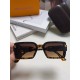 LV Louis Vuitton 2024 new sunglasses women's glasses Ms. driving with polarized sunglasses square box thin personality retro