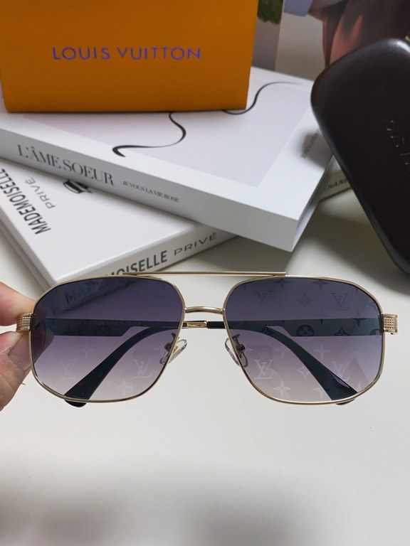 Lv Louis Vuitton Kwon Chi-Lung same L family sunglasses men high quality aviator toadstool anti-UV myopia sunglasses