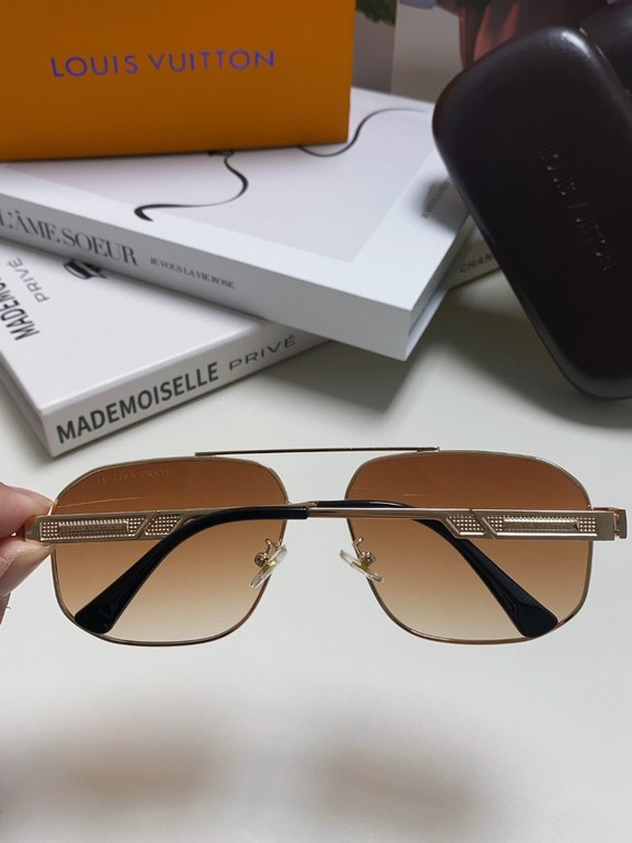 Lv Louis Vuitton Kwon Chi-Lung same L family sunglasses men high quality aviator toadstool anti-UV myopia sunglasses