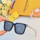 LV new Korean version of the square large frame simple sunglasses fashion trend personality net red men and women with the same sunglasses tide