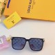 LV new Korean version of the square large frame simple sunglasses fashion trend personality net red men and women with the same sunglasses tide