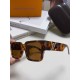 LV Louis Vuitton new sunglasses retro personality avant-garde sunglasses model model high quality plate high quality box