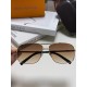 LV Louis Vuitton Sunglasses can be matched with near with myopia metal sunglasses men's fashion retro sunshade square frame glasses double beam sunglasses female models