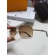 LV Louis Vuitton Sunglasses can be matched with near with myopia metal sunglasses men's fashion retro sunshade square frame glasses double beam sunglasses female models