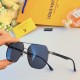 LV sunglasses men's premium sense of gangster handsome ultra-light driving special sunglasses men's glasses large face ultraviolet protection male cool