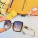 LV women's sunglasses anti-ultraviolet fashion hundred with the trend of sunglasses women's large frame driving thin glasses