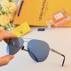 LV polarized sunglasses HD ultra-lightweight screwless toadstool double beam driver color-changing night vision