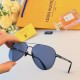 LV polarized sunglasses HD ultra-lightweight screwless toadstool double beam driver color-changing night vision