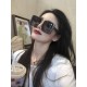 lv large frame sunglasses sunglasses classic box design, not pick face type, whether with a coat or dress are very temperament prevention UV Model L07702