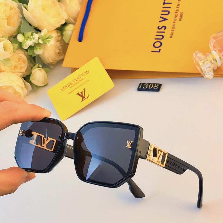 LV2024 new simple fashion sunglasses with the trend of sunglasses female exquisite wind Jieyin the same models