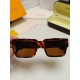 LV Louis Vuitton new sunglasses retro personality avant-garde sunglasses model model high quality plate high quality box