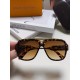 Lv Louis Vuitton 2024 new sunglasses retro personality avant-garde sunglasses model model tide cool high quality square frame unisex sunglasses