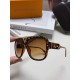 Lv Louis Vuitton 2024 new sunglasses retro personality avant-garde sunglasses model model tide cool high quality square frame unisex sunglasses