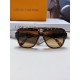 Lv Louis Vuitton 2024 new sunglasses retro personality avant-garde sunglasses model model tide cool high quality square frame unisex sunglasses