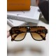 Lv Louis Vuitton 2024 new sunglasses retro personality avant-garde sunglasses model model tide cool high quality square frame unisex sunglasses