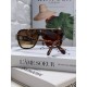 Lv Louis Vuitton 2024 new sunglasses retro personality avant-garde sunglasses model model tide cool high quality square frame unisex sunglasses